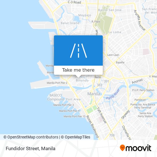 Fundidor Street map