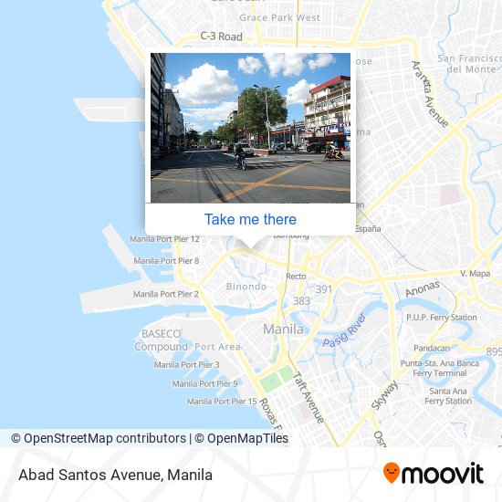 Abad Santos Avenue map