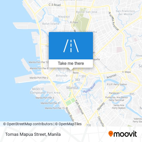 Tomas Mapua Street map