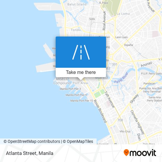 Atlanta Street map