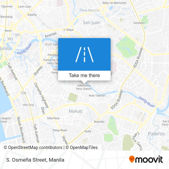 S. Osmeña Street map