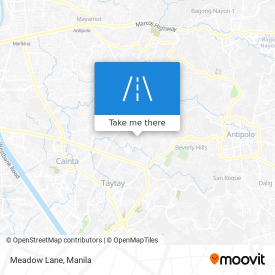 Meadow Lane map