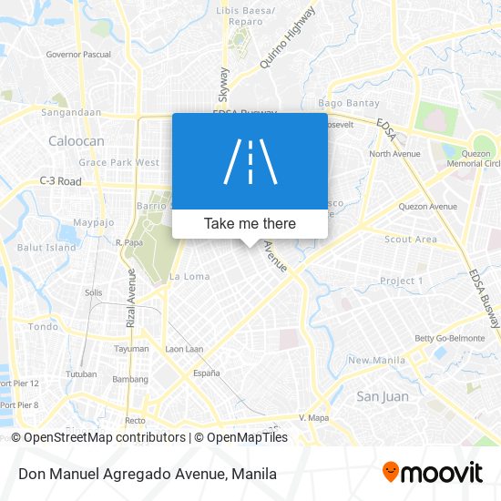 Don Manuel Agregado Avenue map
