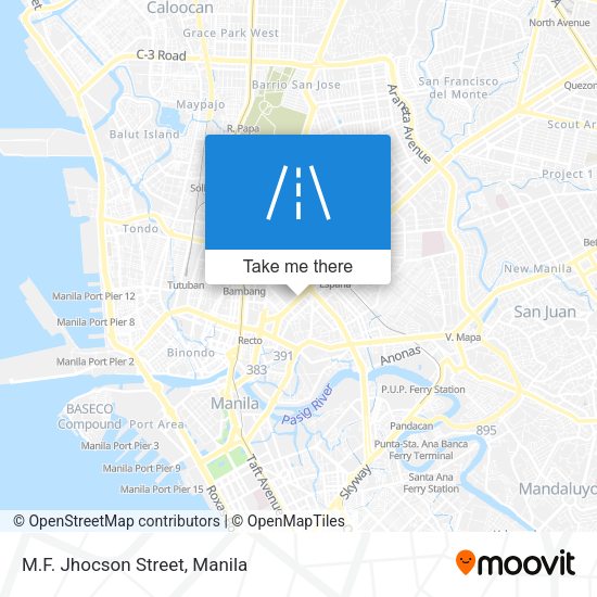 M.F. Jhocson Street map