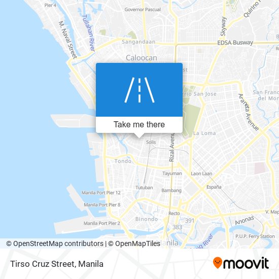 Tirso Cruz Street map