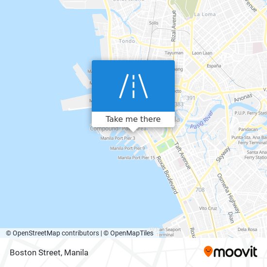 Boston Street map