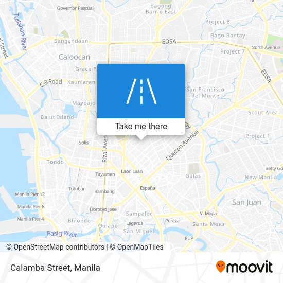 Calamba Street map