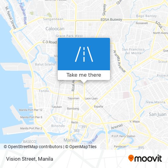 Vision Street map