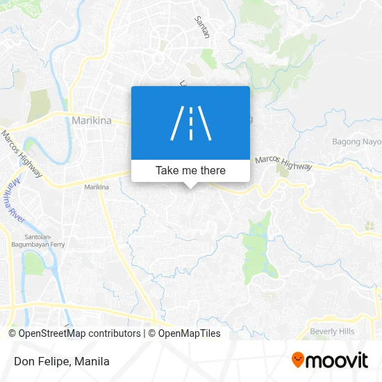 Don Felipe map