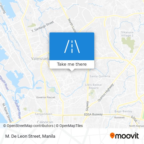 M. De Leon Street map