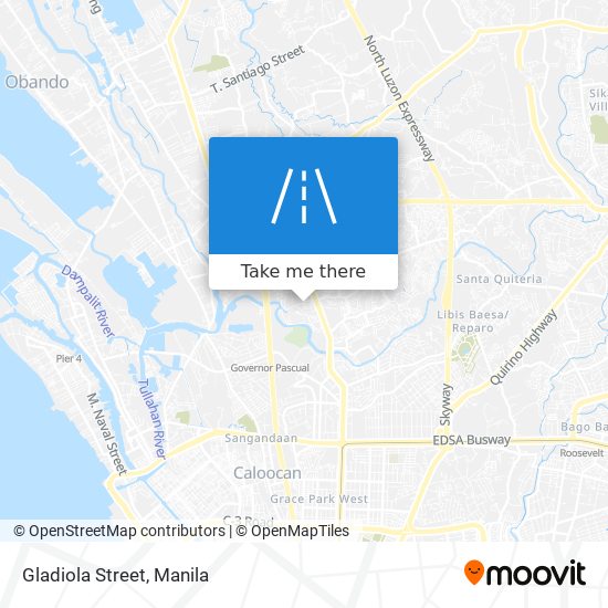 Gladiola Street map