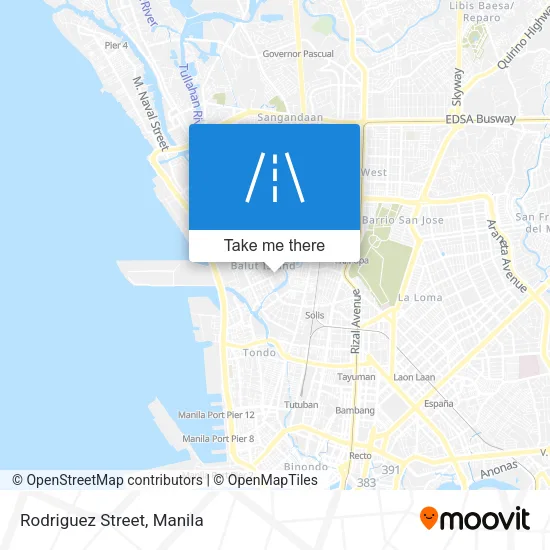 Rodriguez Street map