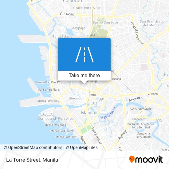 La Torre Street map