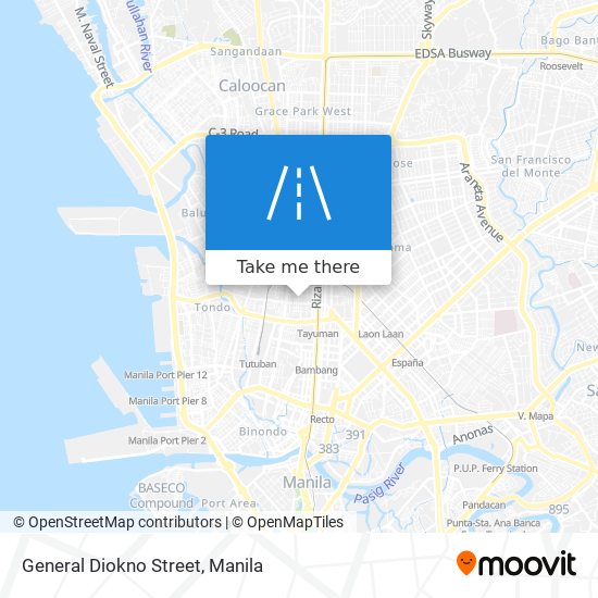 General Diokno Street map