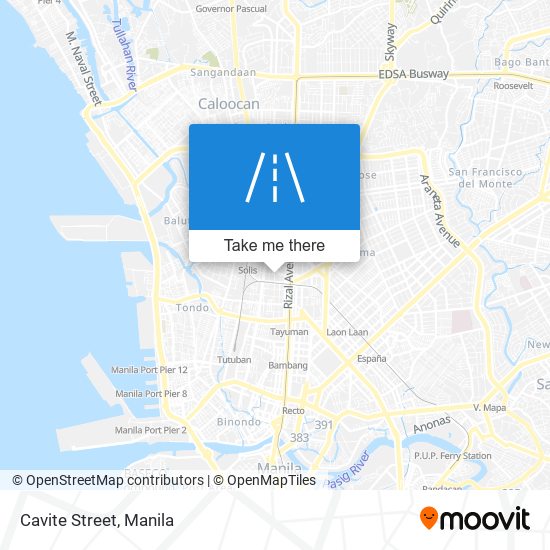 Cavite Street map