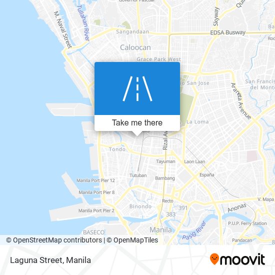 Laguna Street map