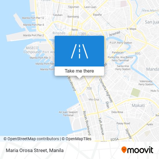 Maria Orosa Street map
