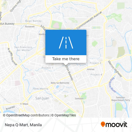 Nepa Q-Mart map