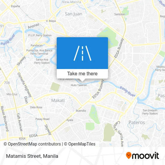 Matamis Street map