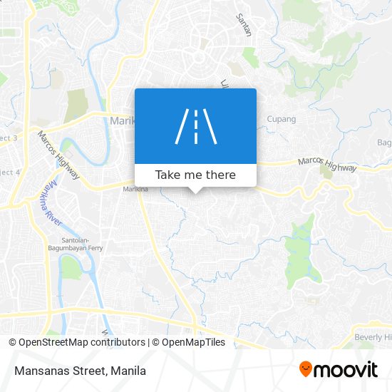 Mansanas Street map