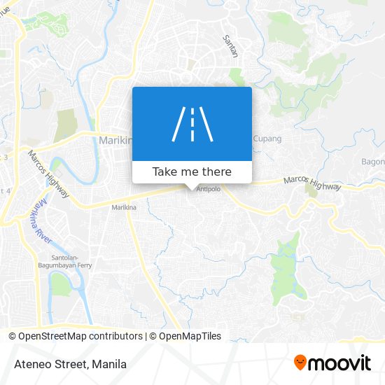 Ateneo Street map