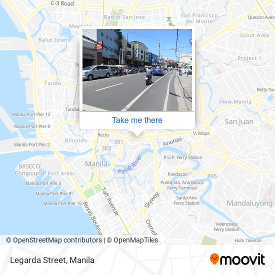 Legarda Street map