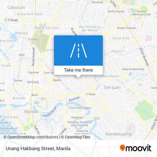 Unang Hakbang Street map