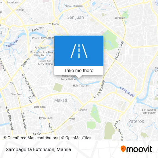 Sampaguita Extension map