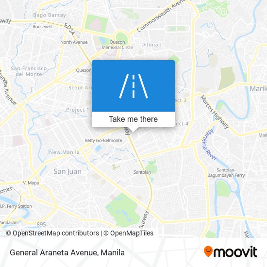 General Araneta Avenue map