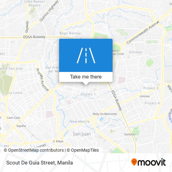 Scout De Guia Street map