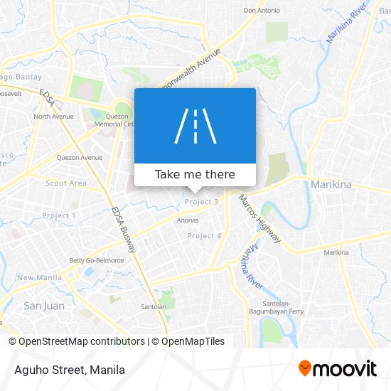 Aguho Street map