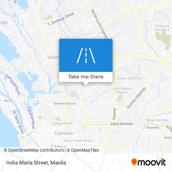 India Maria Street map