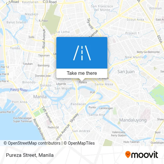 Pureza Street map