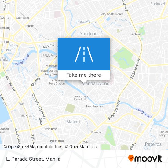 L. Parada Street map