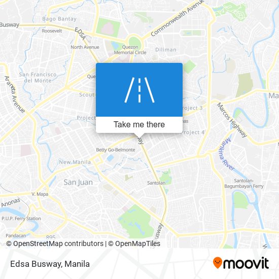 Edsa Busway map