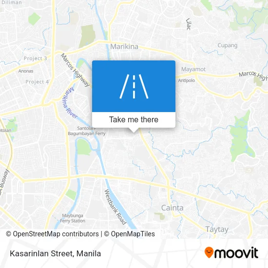 Kasarinlan Street map