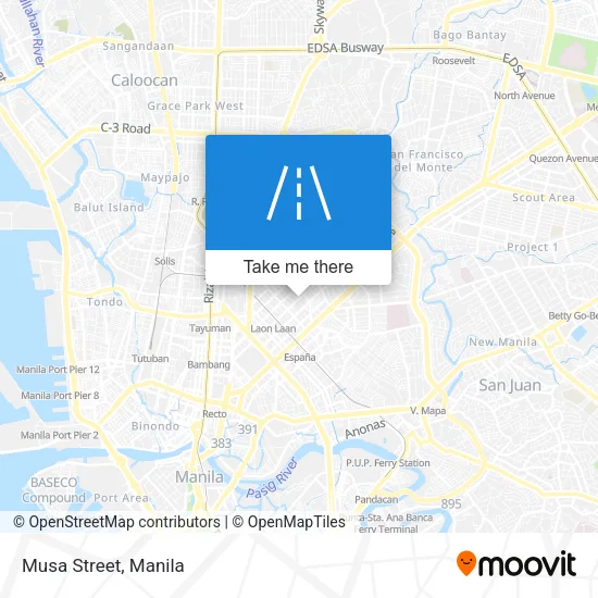 Musa Street map