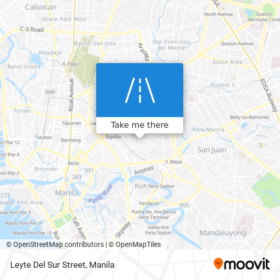 Leyte Del Sur Street map