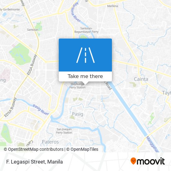 F. Legaspi Street map