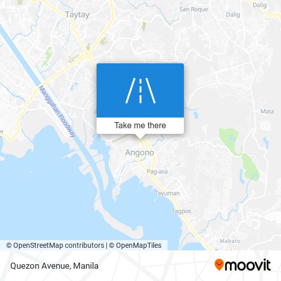 Quezon Avenue map