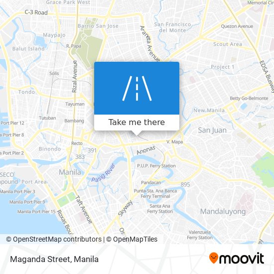 Maganda Street map