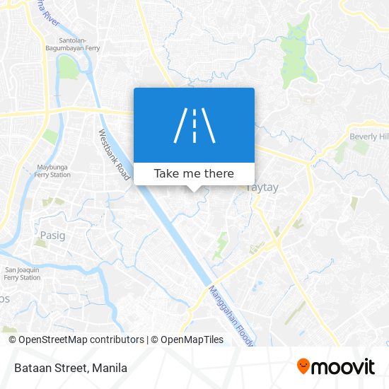 Bataan Street map