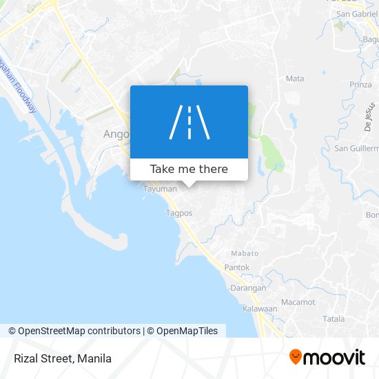 Rizal Street map