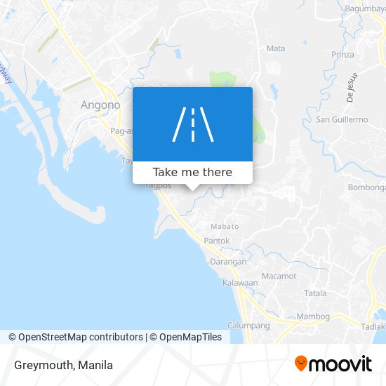 Greymouth map