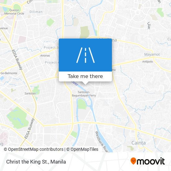 Christ the King St. map