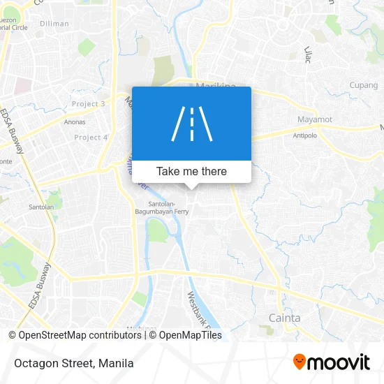 Octagon Street map