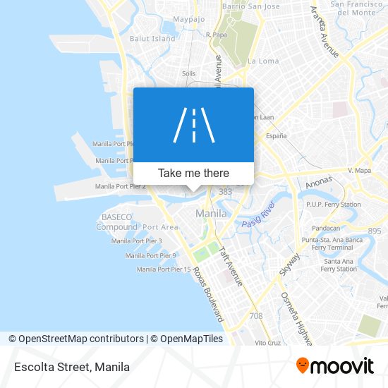 Escolta Street map