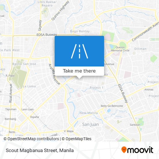 Scout Magbanua Street map