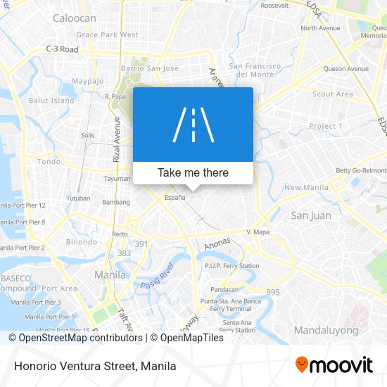 Honorio Ventura Street map