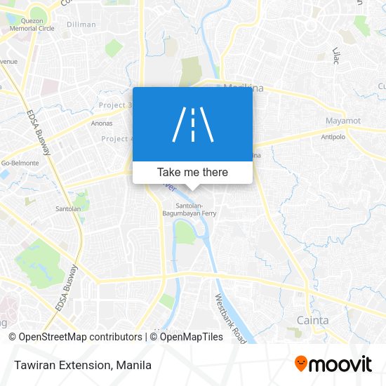 Tawiran Extension map